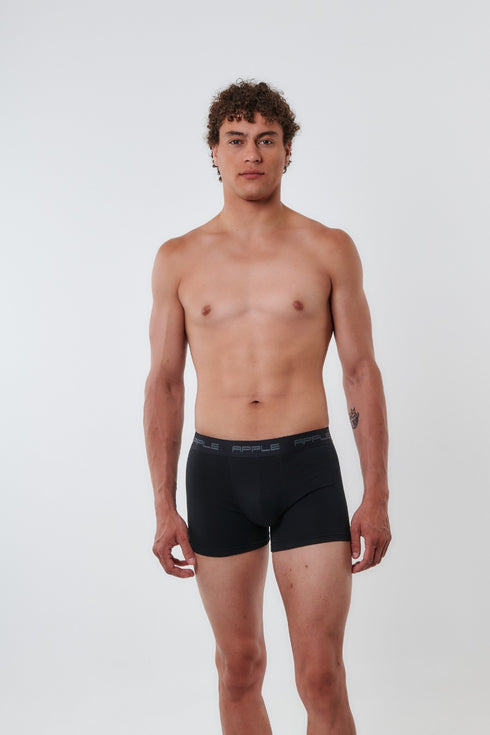 Ανδρικό Boxer Apple Σετ 2τεμ Μαύρο-Skate