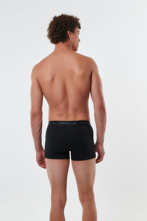 Ανδρικό Boxer Apple Σετ 2τεμ Μαύρο-Skate