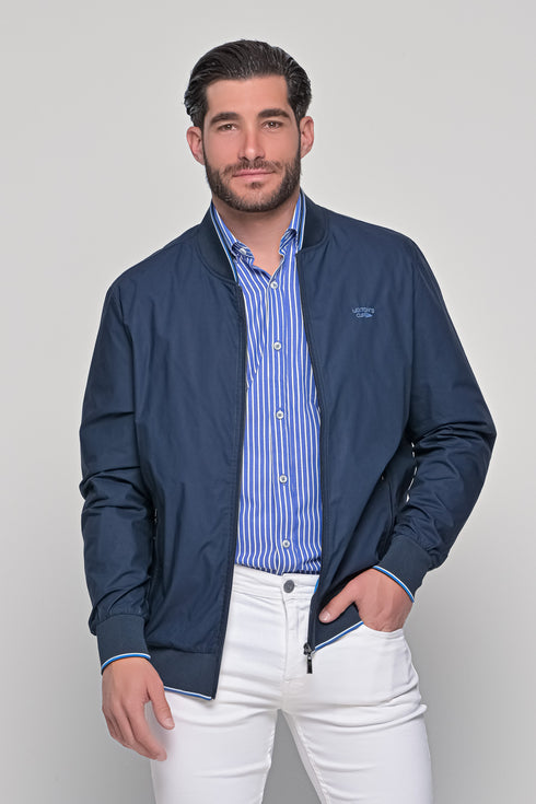 Ανδρικό Ανοιξιάτικο Μπουφάν Μπλε Lexton