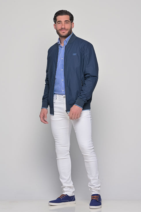 Ανδρικό Ανοιξιάτικο Μπουφάν Μπλε Lexton