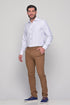 Ανδρικό Πουκάμισο Λευκό με Μικροσχέδιο NCS