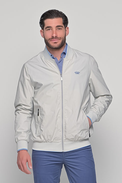 Ανδρικό Ανοιξιάτικο Μπουφάν Γκρι Lexton