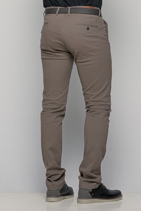 Ανδρικό Παντελόνι Chino Κανονική Γραμμή Γκρι NYT