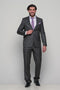 Ανδρικό Κοστούμι Γκρι Σκούρο Lexton