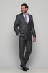 Ανδρικό Κοστούμι Γκρι Σκούρο Lexton