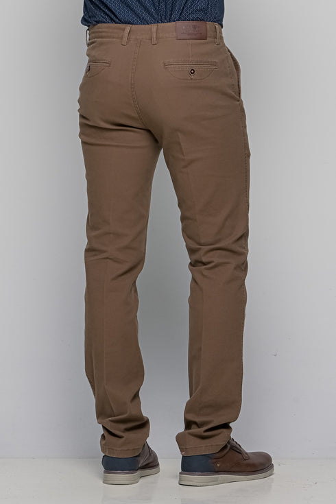 Ανδρικό Παντελόνι Chino Κανονική Γραμμή Κάμελ NYT