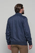 Ανδρική Πλεκτή Μπλούζα με Φερμουάρ Μπλε Lexton