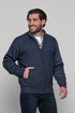 Ανδρική Πλεκτή Ζακέτα με Γούνα Μπλε Lexton