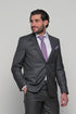 Ανδρικό Κοστούμι Γκρι Σκούρο Lexton