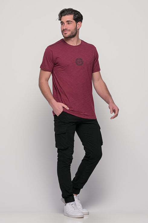 Ανδρικό Παντελόνι Cargo Χρώμα Μαύρο