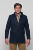 Ανδρικό Ημίπαλτο με Μόστρα Χρώμα Μπλε