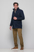 Ανδρικό Ημίπαλτο με Μόστρα Χρώμα Μπλε
