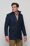 Ανδρικό Ημίπαλτο με Μόστρα Χρώμα Μπλε