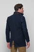Ανδρικό Ημίπαλτο με Μόστρα Χρώμα Μπλε