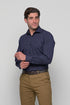 Ανδρικό Πουκάμισο Μπλε με Μικροσχέδιο Ταμπά NCS