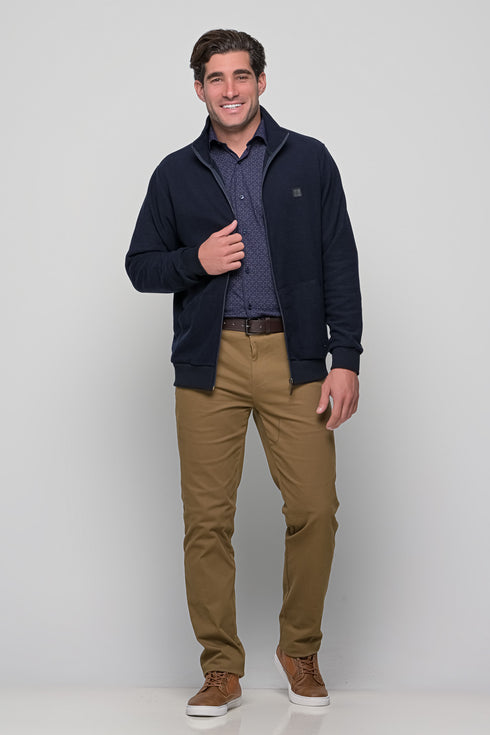 Ανδρικό Παντελόνι Chino Κανονική Γραμμή Χρώμα Πούρου NYT