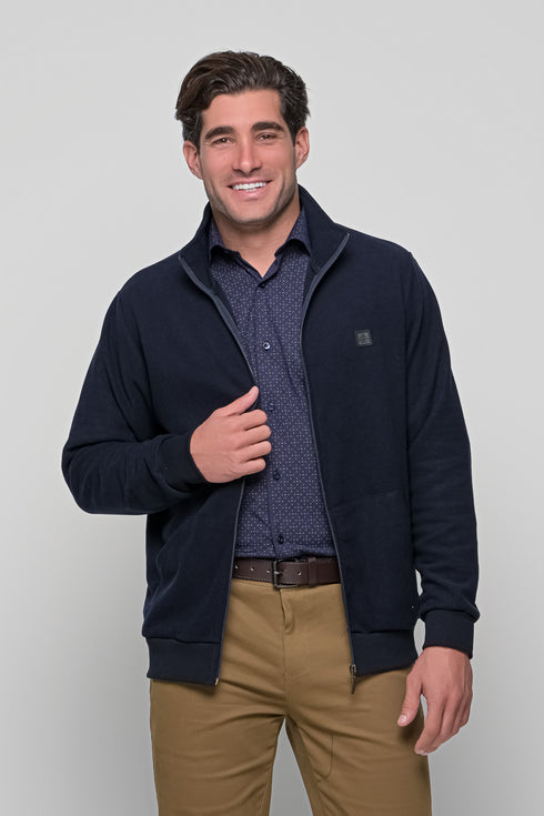 Ανδρική Βαμβακερή Ζακέτα Μπλε Everbest