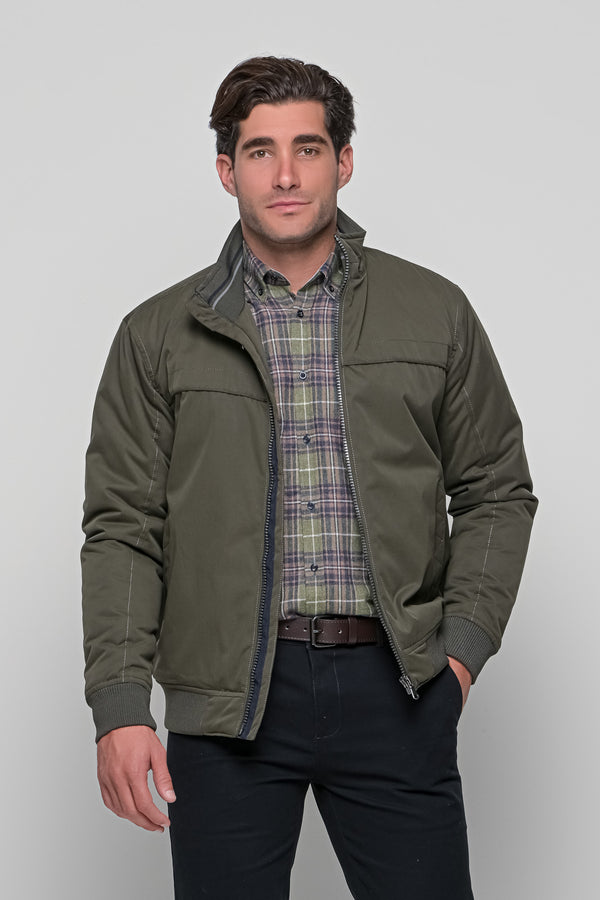 Ανδρικό Μπουφάν Bomber Λαδί ΝΥΤ