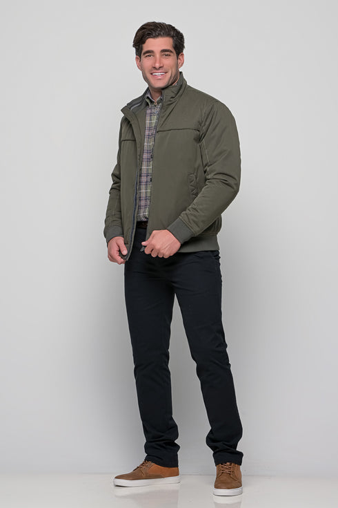 Ανδρικό Μπουφάν Bomber Λαδί ΝΥΤ