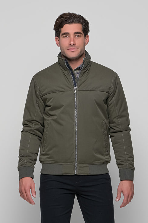Ανδρικό Μπουφάν Bomber Λαδί ΝΥΤ