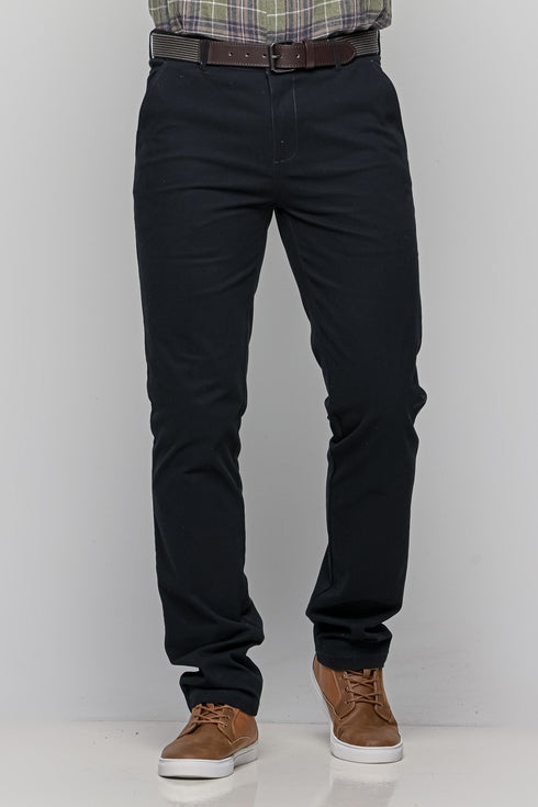 Ανδρικό Παντελόνι Chino Κανονική Γραμμή Blue Black NYT
