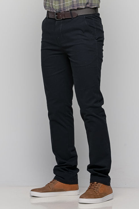 Ανδρικό Παντελόνι Chino Κανονική Γραμμή Blue Black NYT