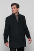 Ανδρικό Μάλλινο Ημίπαλτο με Μόστρα Μαύρο Lexton