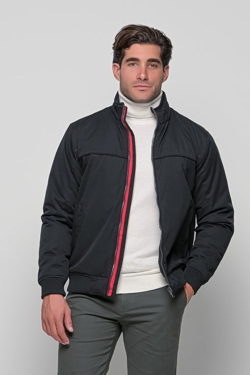 Ανδρικό Μπουφάν Bomber Μαύρο ΝΥΤ