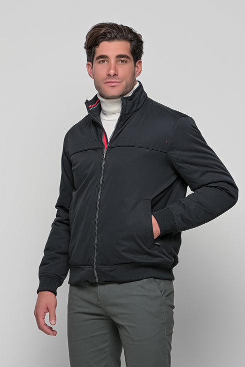 Ανδρικό Μπουφάν Bomber Μαύρο ΝΥΤ