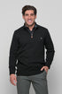 Ανδρικό Πουλόβερ με Half Zip Μαύρο NYT