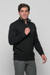 Ανδρικό Πουλόβερ με Half Zip Μαύρο NYT