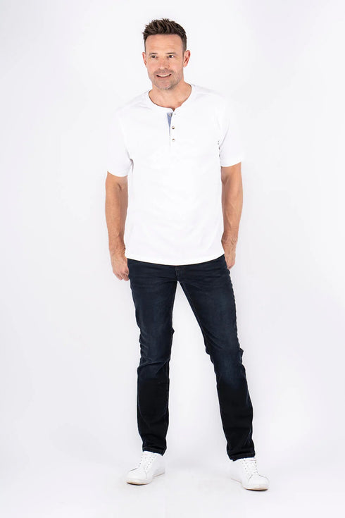 Pre End Ανδρικό Τζιν Παντελόνι Ίσια Γραμμή Blue-Black