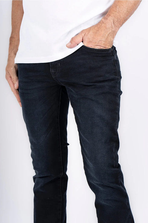 Pre End Ανδρικό Τζιν Παντελόνι Ίσια Γραμμή Blue-Black