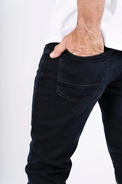 Pre End Ανδρικό Τζιν Παντελόνι Ίσια Γραμμή Blue-Black