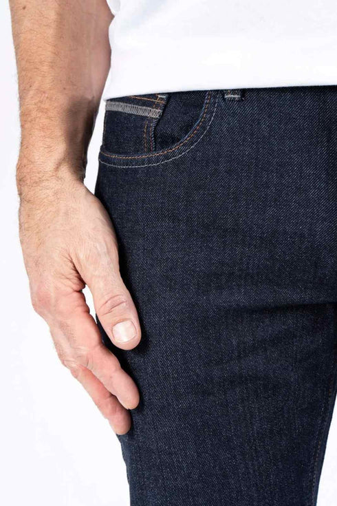 Pre End Ανδρικό Τζιν Παντελόνι Ίσια Γραμμή Μπλε Σκούρο