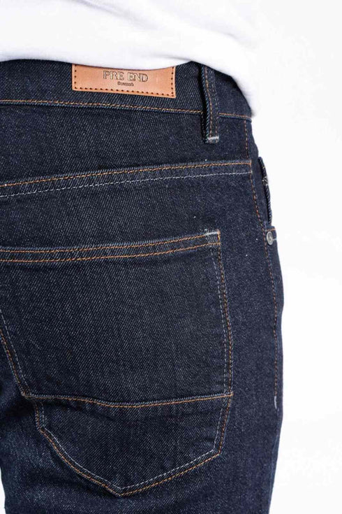 Pre End Ανδρικό Τζιν Παντελόνι Ίσια Γραμμή Μπλε Σκούρο