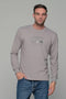 Ανδρική Μπλούζα Άνετη Γραμμή Γκρι Everbest