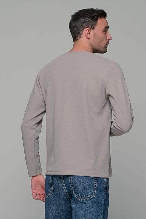 Ανδρική Μπλούζα Ριπ Άνετη Γραμμή Πούρο Everbest