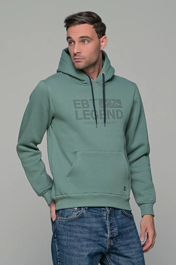 Ανδρικό Φούτερ Άνετη Γραμμή Φυστικί Everbest