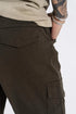 Ανδρικό Παντελόνι Cargo με Ίσιο Τελείωμα Λαδί Marcus