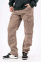 Ανδρικό Παντελόνι Cargo με Ίσιο Τελείωμα Μπεζ Marcus