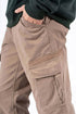 Ανδρικό Παντελόνι Cargo με Ίσιο Τελείωμα Μπεζ Marcus