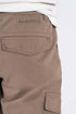 Ανδρικό Παντελόνι Cargo με Ίσιο Τελείωμα Μπεζ Marcus