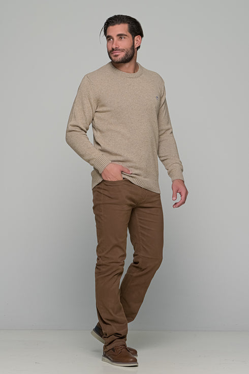 Ανδρικό Παντελόνι Πεντάτσεπο Χρώμα Κάμελ STEF