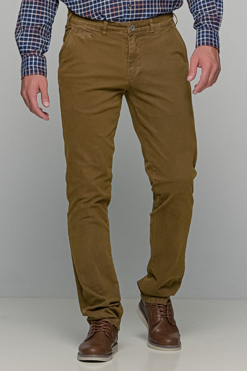 Ανδρικό Παντελόνι Chino Κάμελ Lexton