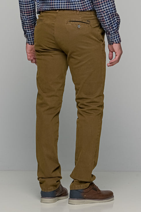 Ανδρικό Παντελόνι Chino Κάμελ Lexton