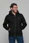 Ανδρική Ζακέτα Φούτερ Χρώμα Μαύρο Everbest