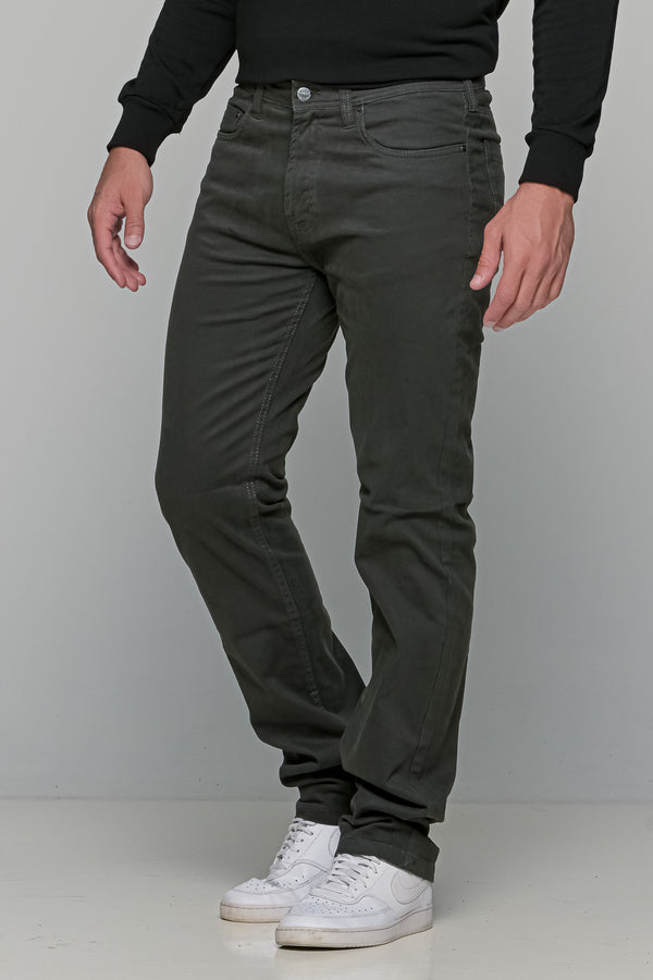 Ανδρικό Παντελόνι Πεντάτσεπο Κανονική Γραμμή Γκρι Stef