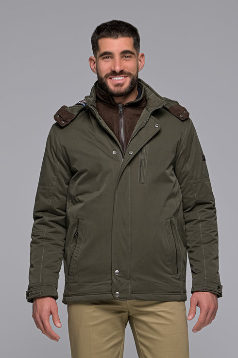 Ανδρικό Χειμωνιάτικο Μπουφάν Λαδί NYT