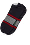 Ανδρική Κοντή Κάλτσα Ανθρακί με Σχέδιο
